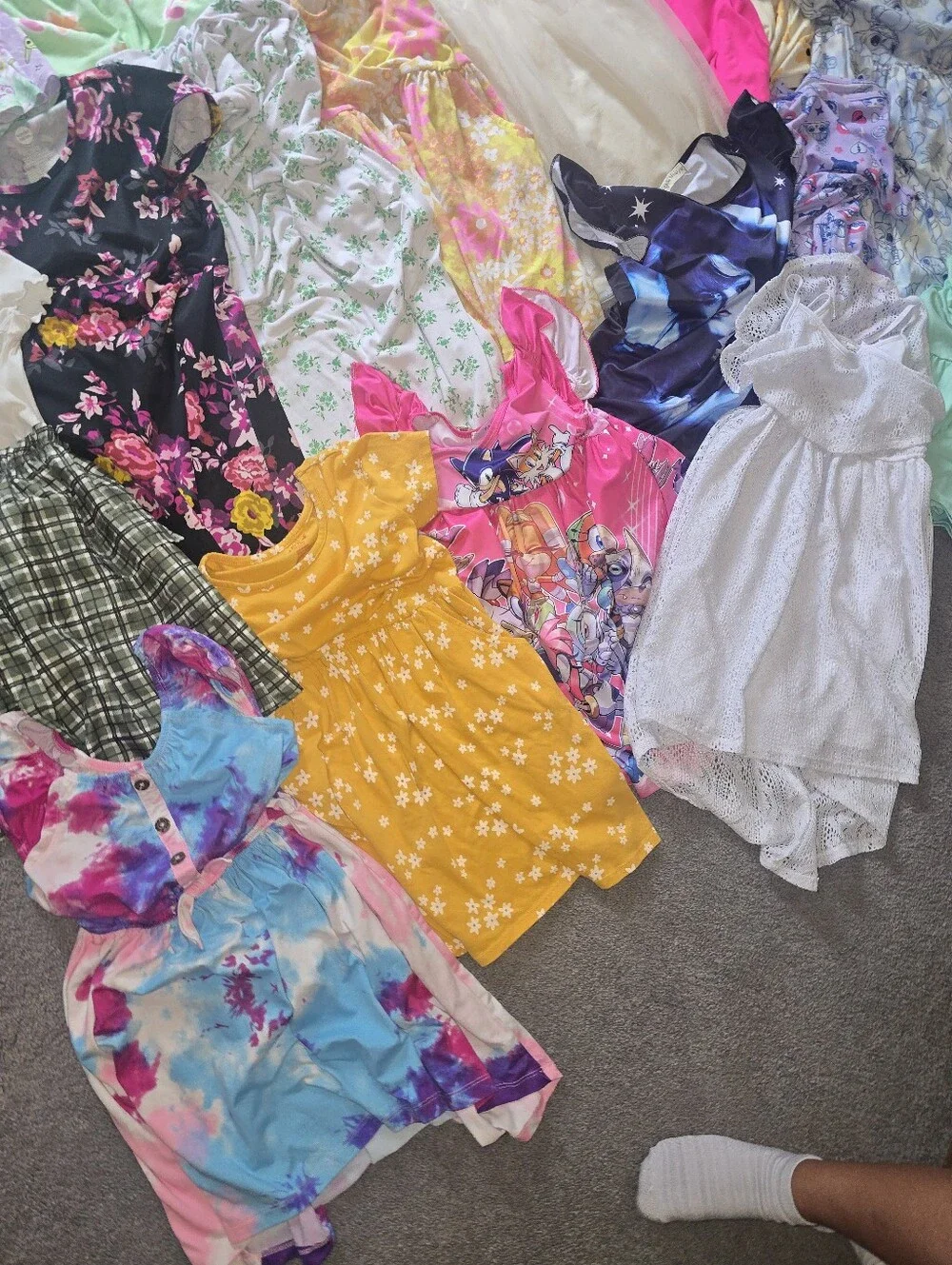 GIRLS DRESS/ ROMPER BUNDLE SIZES 7-10